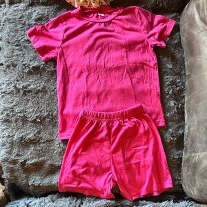 Kids Pink Pajama Set
